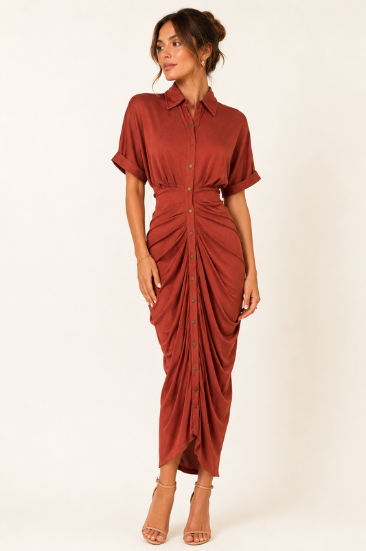 The Sienna Ruched Maxi
